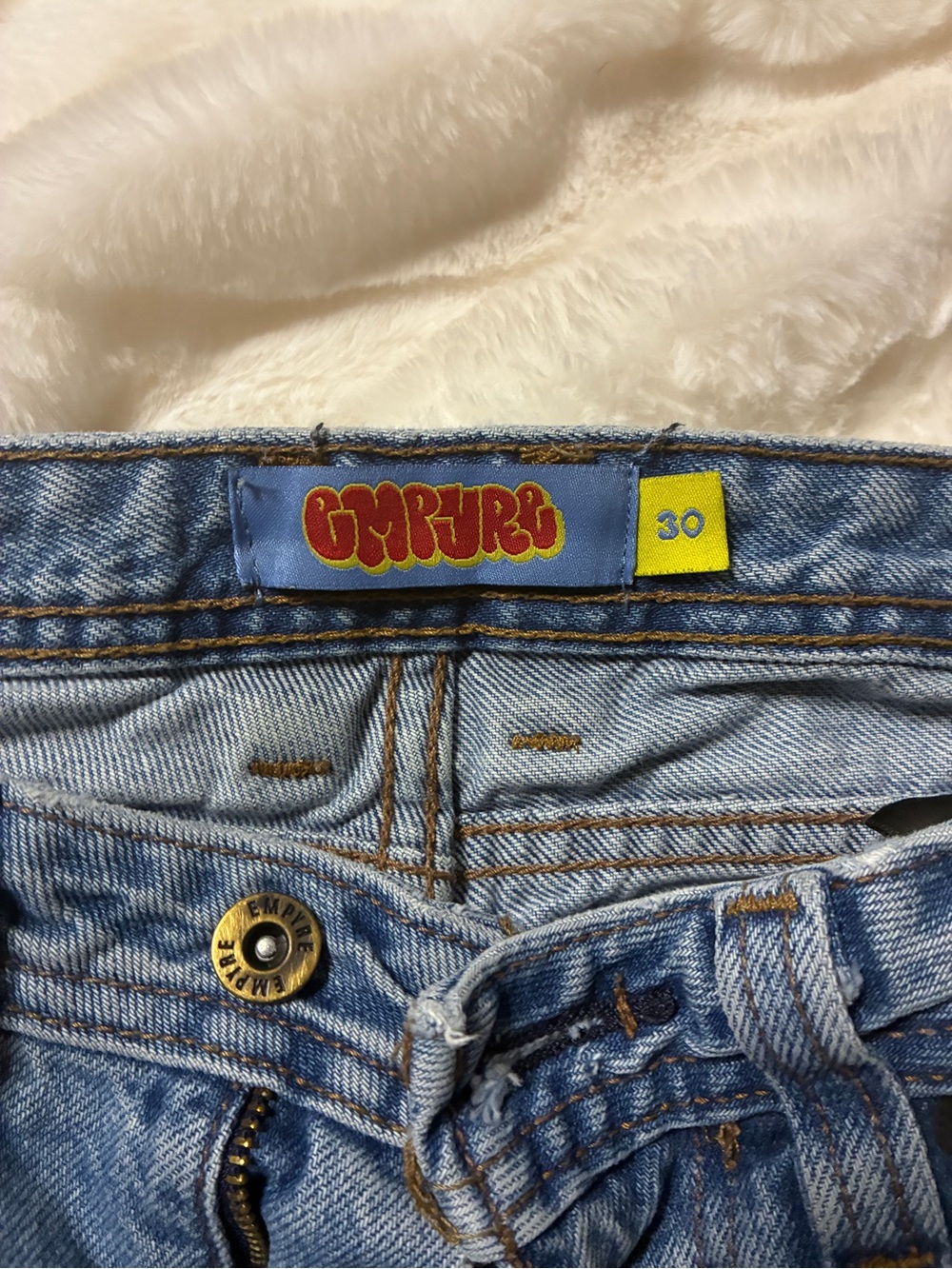 Empyre Light Wash Denim Jeans & Grey Wash